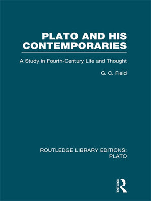 cover image of Plato and His Contemporaries (RLE